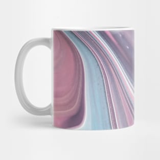 Pink Grey Abstract Painting Mug